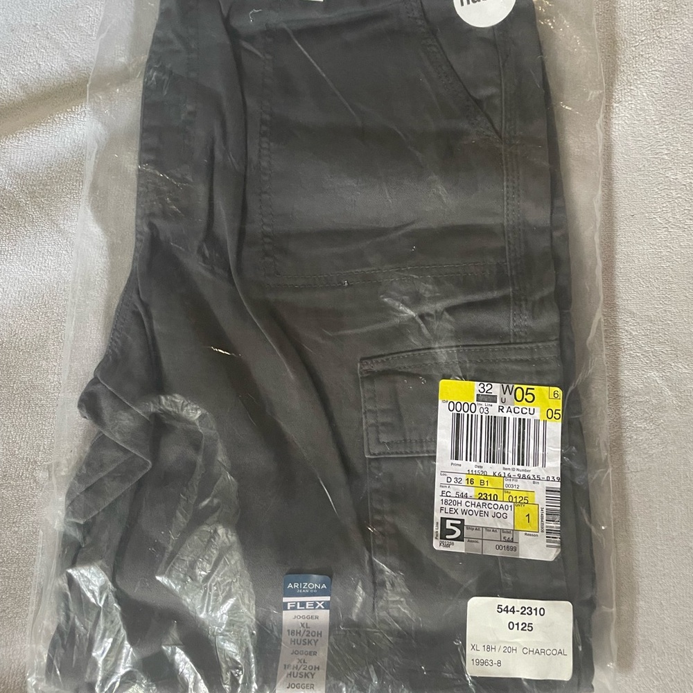 Arizona Charcoal Flex Jogger. Boys CL 14/16 HUSKY